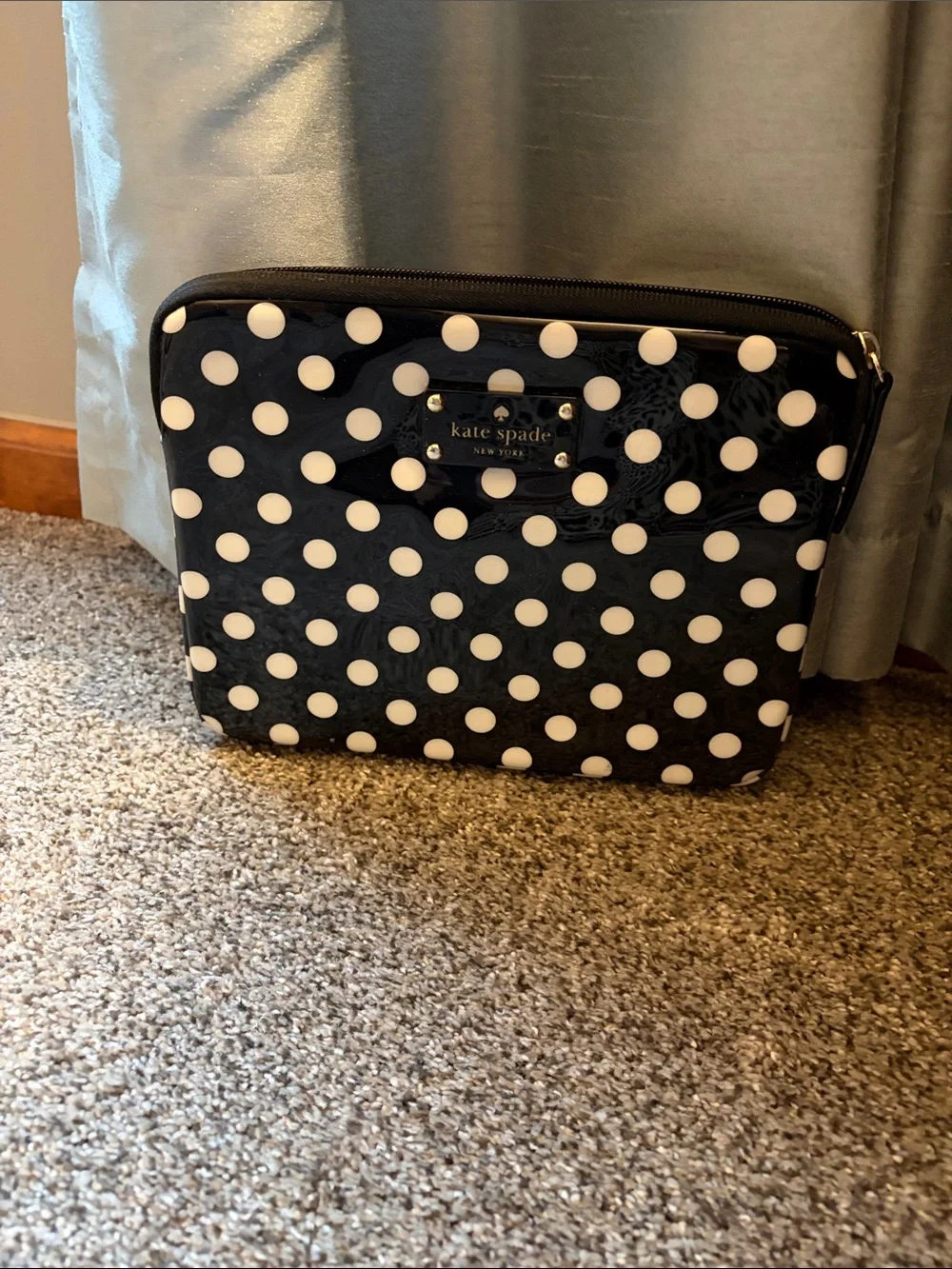 kate spade Black and White Polka Dot Laptop Sleeve